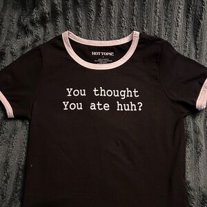 Funny slogan baby tee